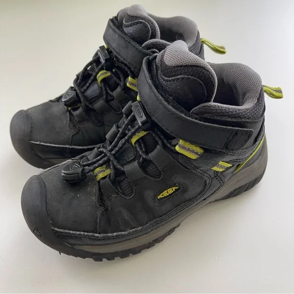 KEEN Toddler Little Kids’ Targhee Mid Waterproof Hiking Boots (size 10) - Picture 2 of 5